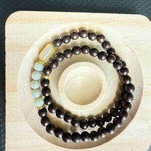 India Lobular Red Sandalwood Bracelet
 Beaded Bracelet